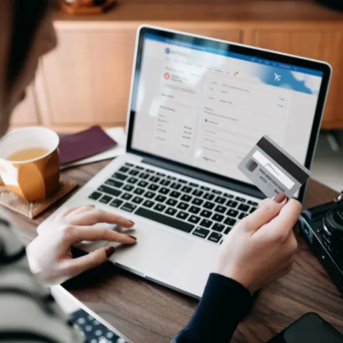 elderly people traveling